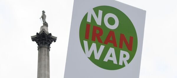 Une manif contre la guerre contre l'Iran - Sputnik Afrique