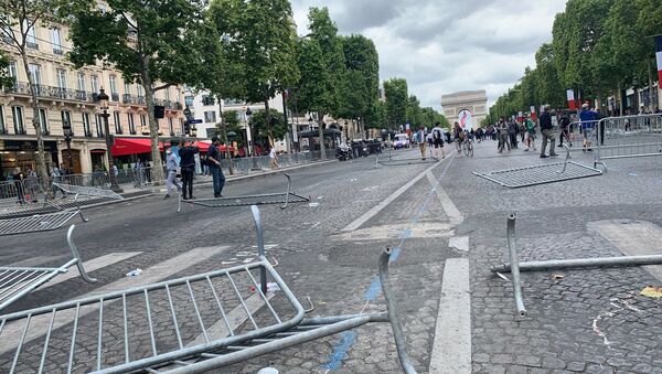  Tensions sur les Champs-Élysées (14 juillet) - Sputnik Afrique