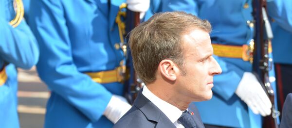 Emmanuel Macron en Serbie, le 15 juillet 2019 - Sputnik Afrique