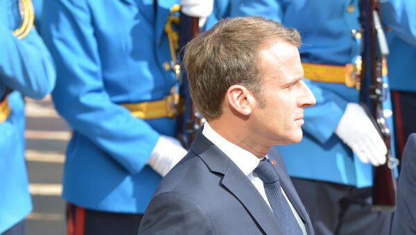 Emmanuel Macron en Serbie, le 15 juillet 2019 - Sputnik Afrique