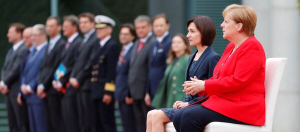 Angela Merkel et Maia Sandu - Sputnik Afrique