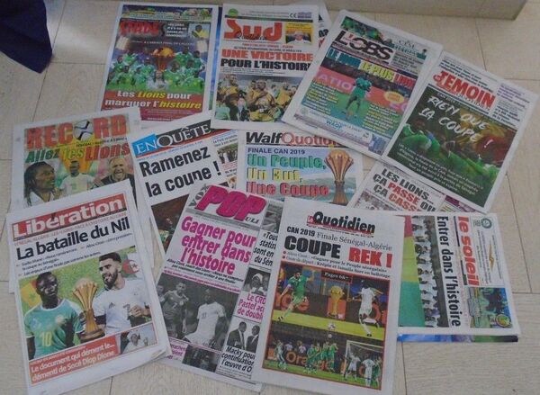 Le Sénégal dans l’effervescence de la finale de la CAN 2019 - Sputnik Afrique