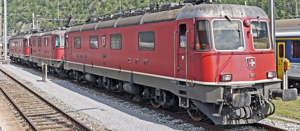 Chemins de fer suisses train Швейцария железная дорога поезд  - Sputnik Afrique