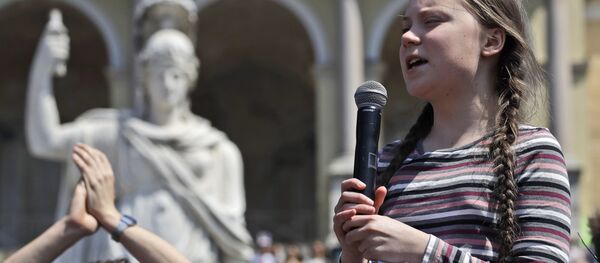 Greta Thunberg à Rome, le 19 avril 2019 - Sputnik Afrique