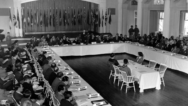 Conférence monétaire et financière des Nations unies dans la ville américaine de Bretton Wood, 4 juillet 1944 - Sputnik Afrique