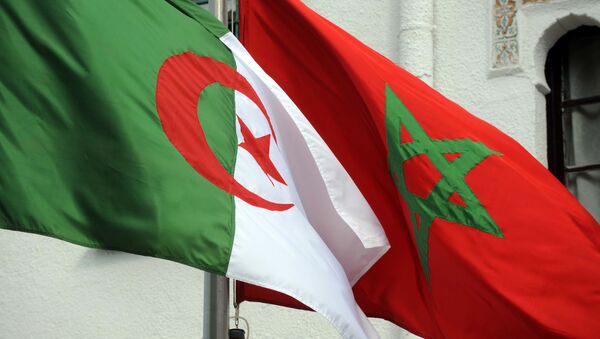Drapeaux Algérie-Maroc - Sputnik Afrique
