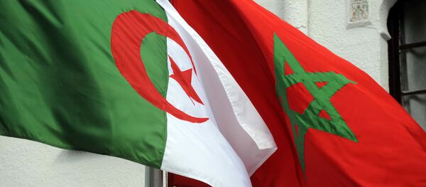 Drapeaux Algérie-Maroc - Sputnik Afrique