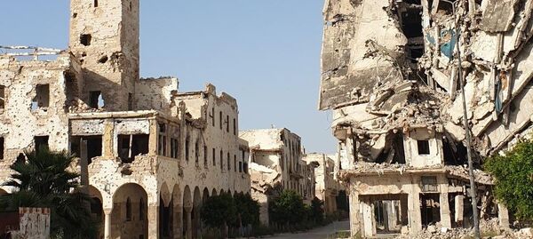 Benghazi détruite pendant l'occupation de Daech Benghazi détruite pendant l'occupation de Daech - Sputnik Afrique