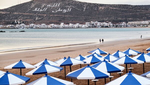 Une plage dans la ville d'Agadir au Maroc - Sputnik Afrique