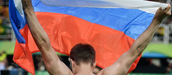 Un gymnaste russe lors des Jeux olympiques 2016 de Rio de Janeiro (archive photo) - Sputnik Afrique