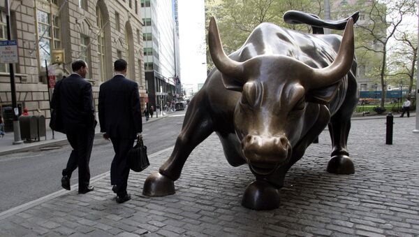 Wall Street's bull statue - Sputnik Afrique
