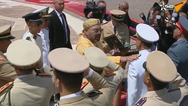 Cérémonie d'assermentation du 20e anniversaire de l’accession au trône du roi Mohammed VI - Sputnik Afrique