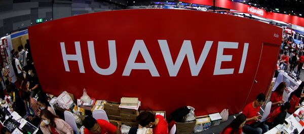 Un stand de Huawei - Sputnik Afrique