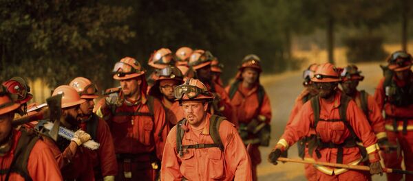 Des pompiers (image d'illustration) - Sputnik Afrique