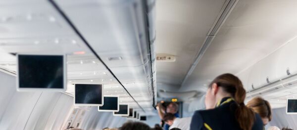 à bord d'un avion - Sputnik Afrique