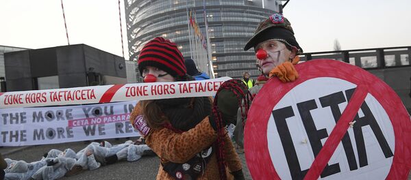 Les manifestations contre le TTIP et le CETA en France - Sputnik Afrique