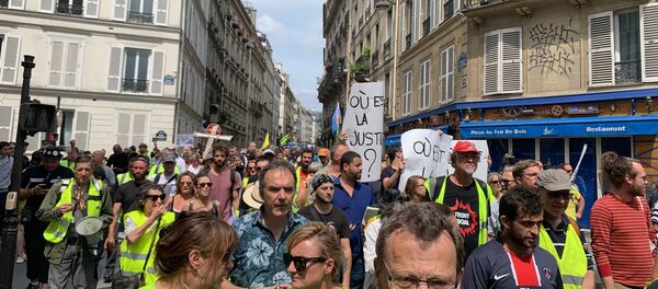 Acte 38 des Gilets jaunes à Paris, 3 août 2019 - Sputnik Afrique