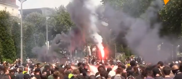 La marche dédiée à la mémoire de Steve Maia Caniço, Nantes - Sputnik Afrique