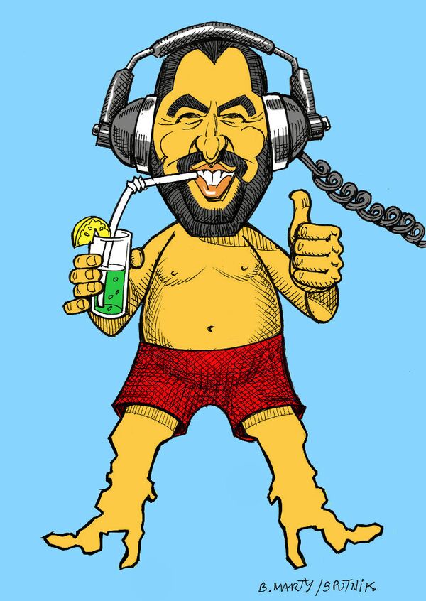 Matteo Salvini repéré en mode festif à la plage, torse nu derrière les platines - images Matteo Salvini repéré en mode festif à la plage, torse nu derrière les platines - images - Sputnik Afrique