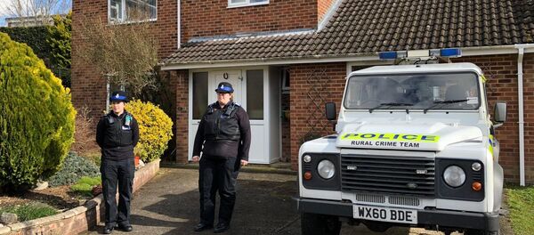 Police devant le domicile des Skripal à Salisbury - Sputnik Afrique