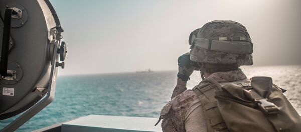 Détroit d'Ormuz,  photo publiée par la Marine américaine le 18 juillet 2019 - Sputnik Afrique