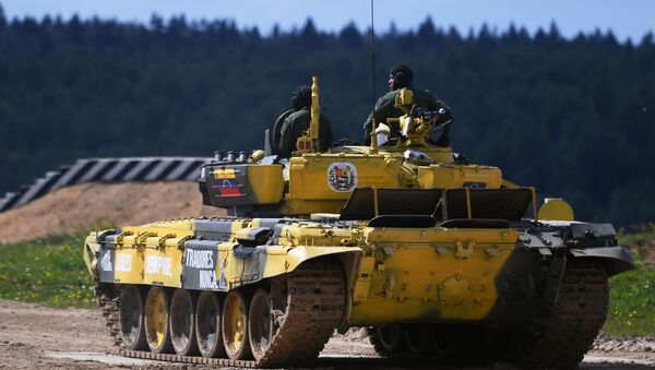 une armée vénézuélienne армия Венесуэлы танк учения exercices militaires - Sputnik Afrique