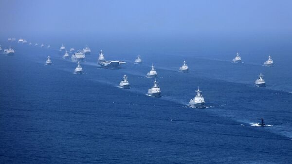 Exercices militaires chinois en Mer de Chine du Sud en 2018 - Sputnik Afrique