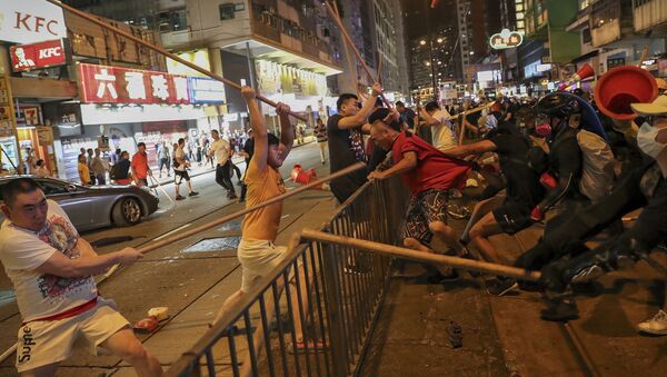Des affrontements à Hong Kong - Sputnik Afrique