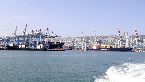 Порт Хайфа в Израиле - Sputnik Afrique
