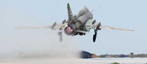 Un Su-17 des forces gouvernementales syriennes - Sputnik Afrique
