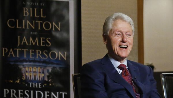 In this Monday, May 21, 2018 photo, former President Bill Clinton speaks during an interview about a novel he wrote with James Patterson, The President is Missing, in New York - Sputnik Afrique
