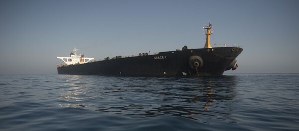 Picture shows Iranian supertanker Grace 1 - Sputnik Afrique