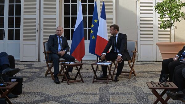 Рабочий визит президента РФ В. Путина во Францию - Sputnik Afrique
