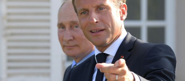 Vladimir Poutine et Emmanuel Macron - Sputnik Afrique