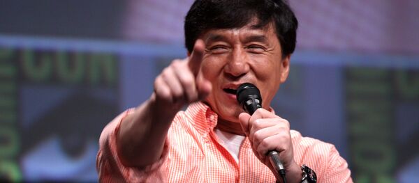 Актер Джеки Чан на  международном ежегодном фестивале Comic-Con в Сан-Диего  - Sputnik Afrique