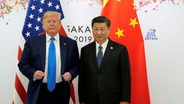 Donald Trump et Xi Jinping lors du sommet G20 à Osaka, le 29 juin 2019 - Sputnik Afrique