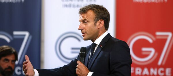 Emmanuel Macron à Biarritz - Sputnik Afrique