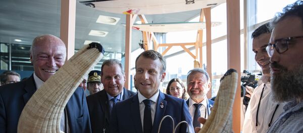 Emmanuel Macron lors du G7, le 24 août 2019, Biarritz - Sputnik Afrique