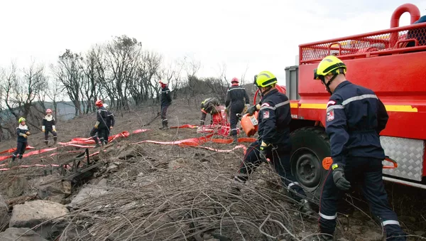 Sapeurs-pompiers - Sputnik Afrique