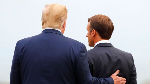 Donald Trump et Emmanuel Macron lors du sommet G7 à Biarritz - Sputnik Afrique
