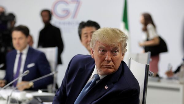 Donald Trump lors du G7 à Biarritz - Sputnik Afrique