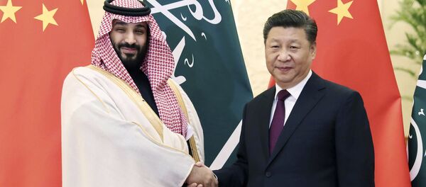 Mohammad bin Salman et Xi Jinping - Sputnik Afrique