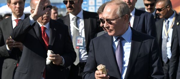 Recep Tayyip Erdogan et Vladimir Poutine Recep Tayyip Erdogan et Vladimir Poutine - Sputnik Afrique