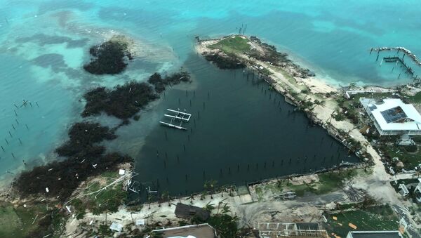 Вид сверзу на остров Абако, пострадавший от урагана Дориан - Sputnik Afrique