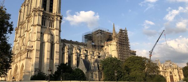 Notre-Dame de Paris en cours de restauration, 2019 - Sputnik Afrique