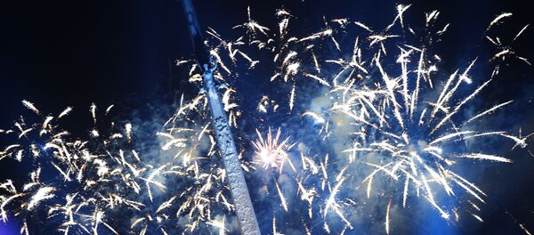 Feux d'artifice pour le 871e anniversaire de Moscou - Sputnik Afrique