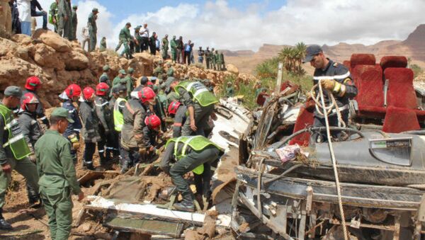 Plusieurs morts dans l'accident d'un bus emporté par une crue au Maroc - Sputnik Afrique