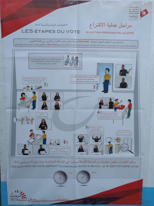 Présidentielle en Tunisie: quand les doigts encrés font office de code promo - Sputnik Afrique