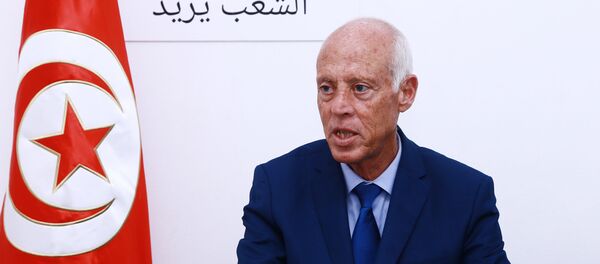 Le candidat indépendant à l'élection présidentielle tunisienne Kaïs Saïed  - Sputnik Afrique