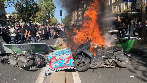 Dégradations lors de la marche pour le climat à Paris, le 21 septembre 2019 - Sputnik Afrique